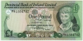 Provincial Bank Of Ireland Ltd 1 Pound,  1. 1.1979